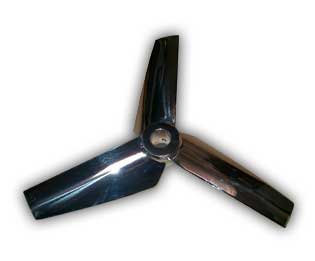 Polished 316SS Hydrofoil Impeller
